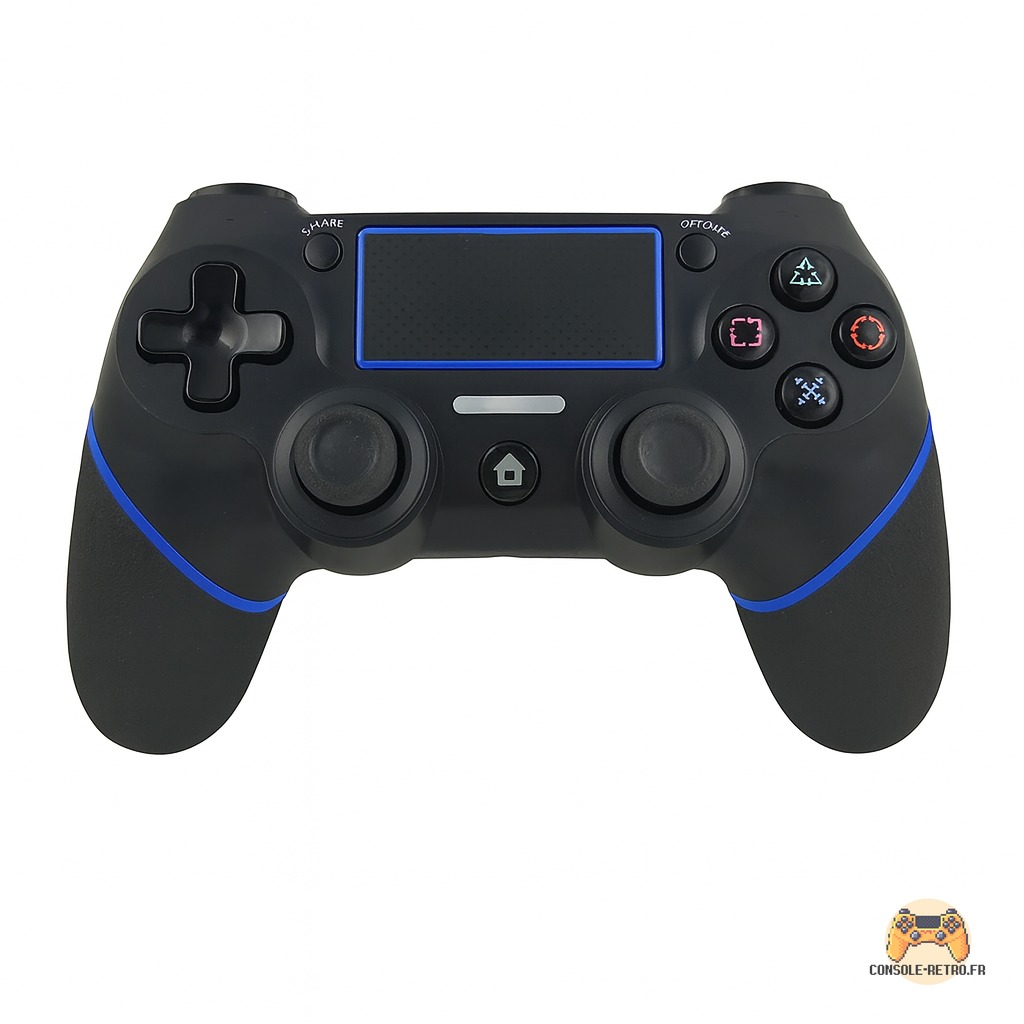 Manette de jeu pour contrôleur PS4, contrôleur Bluetooth sans fil