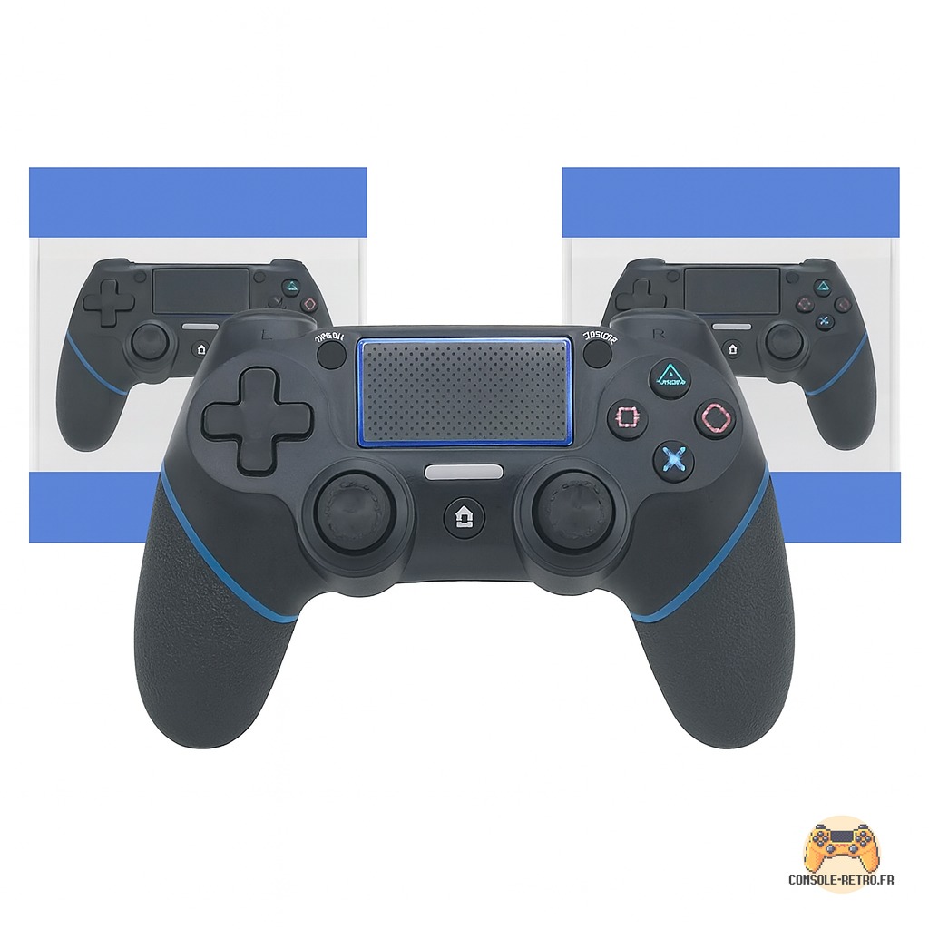 Manette de jeu pour contrôleur PS4, contrôleur Bluetooth sans fil