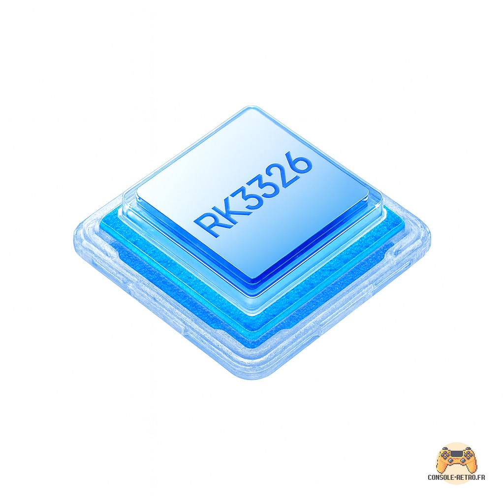 BATLEXP G350 Console de jeu rétro système Linux RK3326 portable 64G