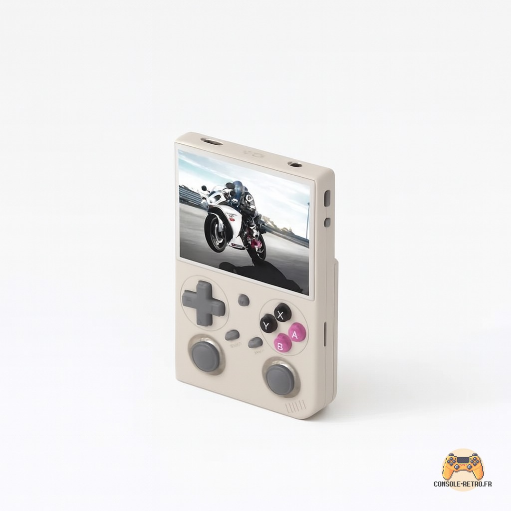 BATLEXP G350 Console de jeu rétro système Linux RK3326 portable 64G