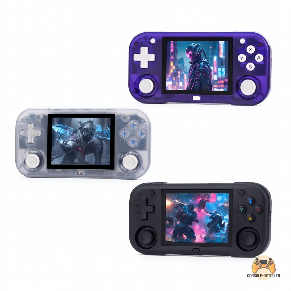 Ampown Mini Zero 28 Dual OS Retro Handheld Emulator 2.8″ OCA IPS