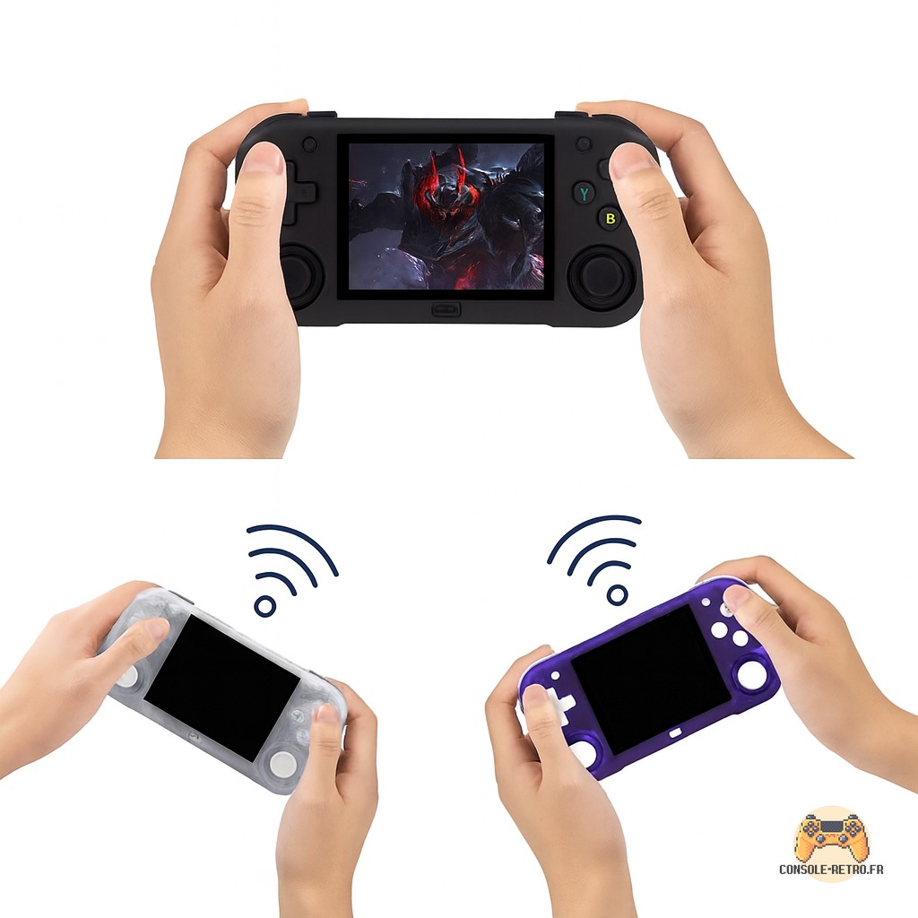 Ampown Mini Zero 28 Dual OS Retro Handheld Emulator 2.8″ OCA IPS