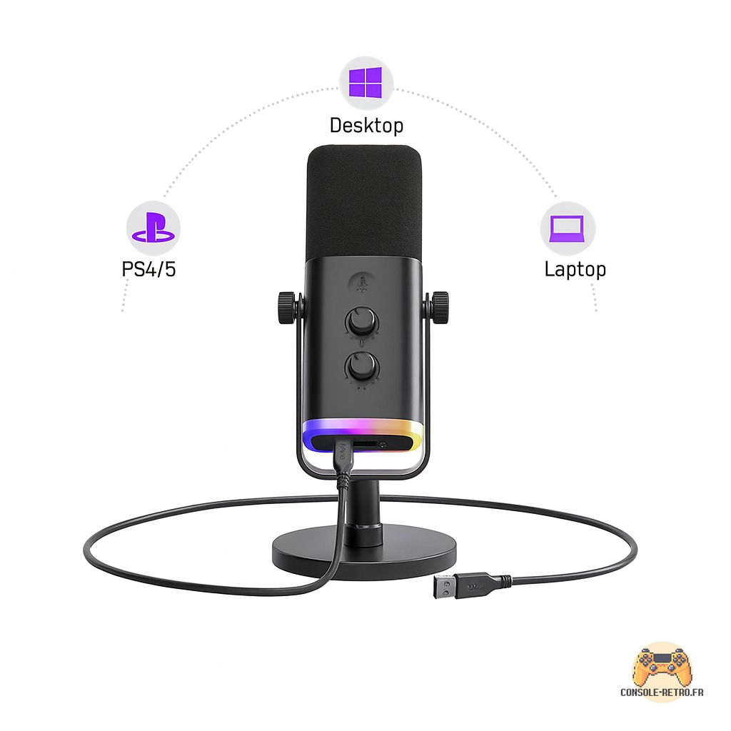FIFINE-Microphone dynamique USB