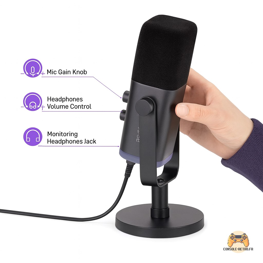 FIFINE-Microphone dynamique USB
