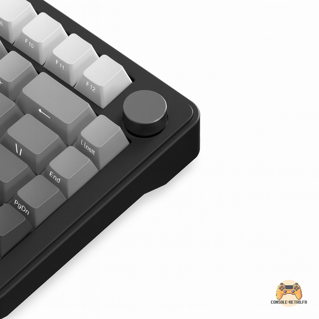 ATTACK SHARK X85 joint tri-mode clavier mécanique 75% avec bouton CNC