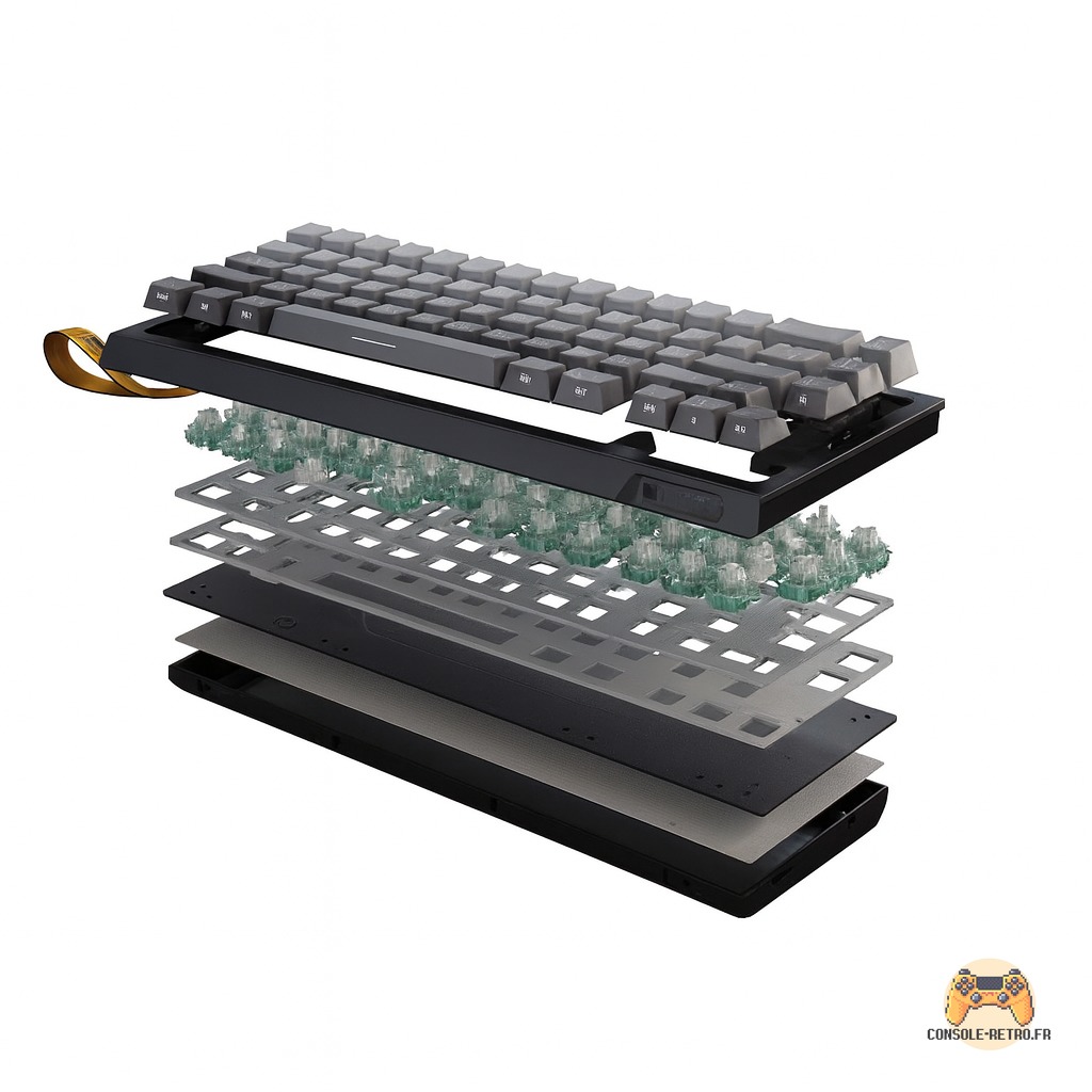ATTACK SHARK X68 HE Clavier magnétique à déclenchement rapide 8 KHz