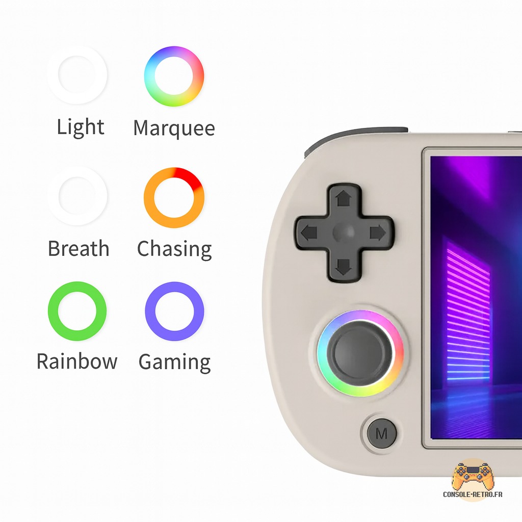Anbernic RG40XX H Console de jeu vidéo 4,0 pouces lecteur de jeu