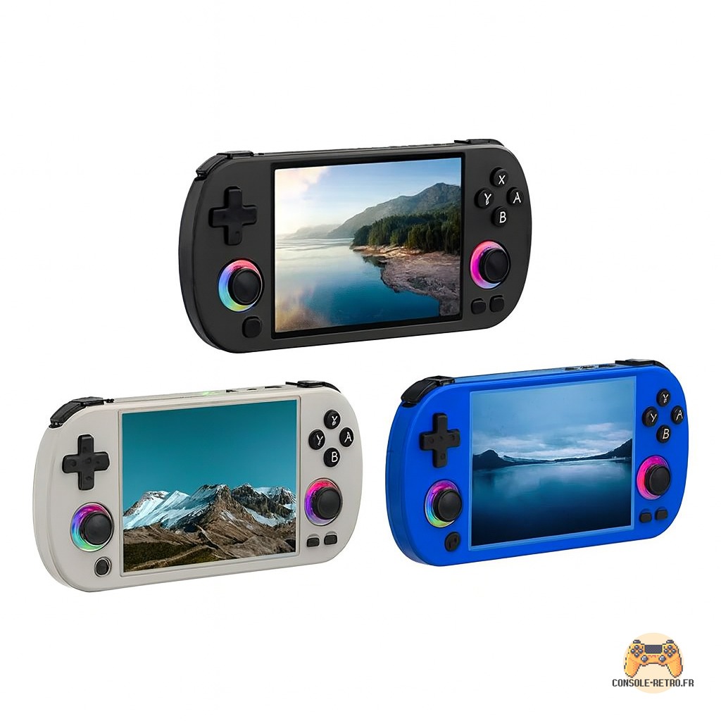 Anbernic RG40XX H Console de jeu vidéo 4,0 pouces lecteur de jeu