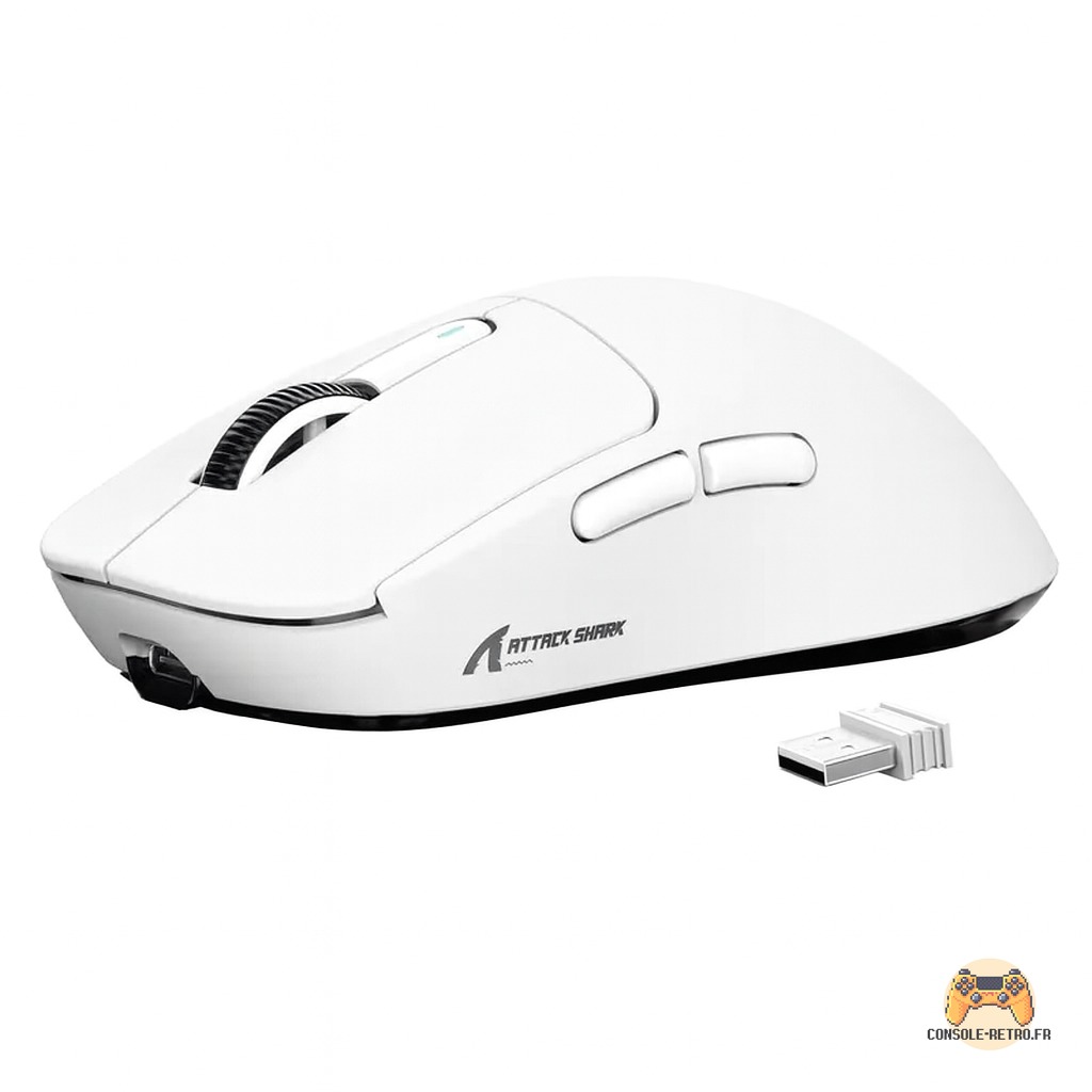 Souris de jeu tri-mode ATTACK SHARK X3, capteur PixArt PAW3395, 26K