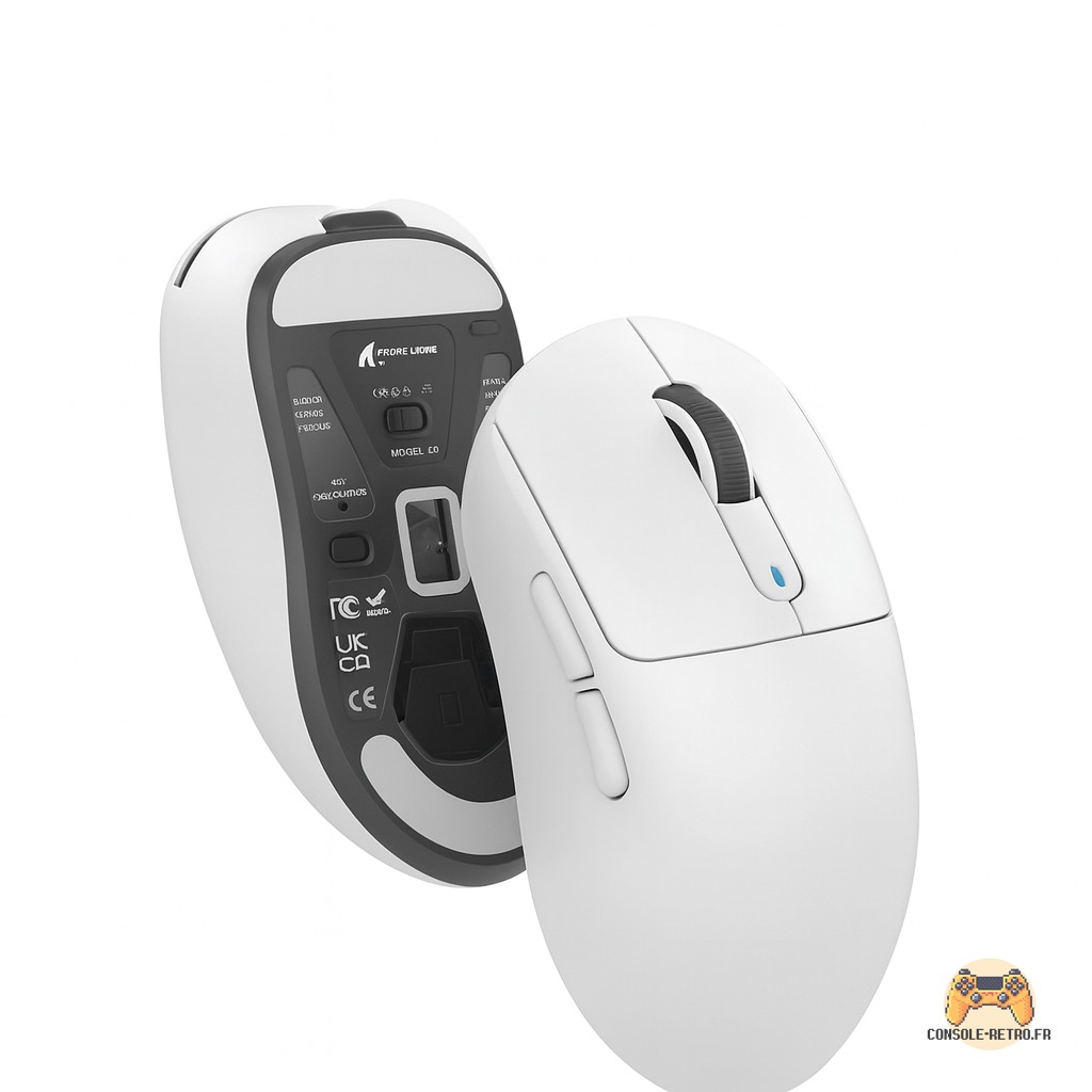 Souris de jeu tri-mode ATTACK SHARK X3, capteur PixArt PAW3395, 26K