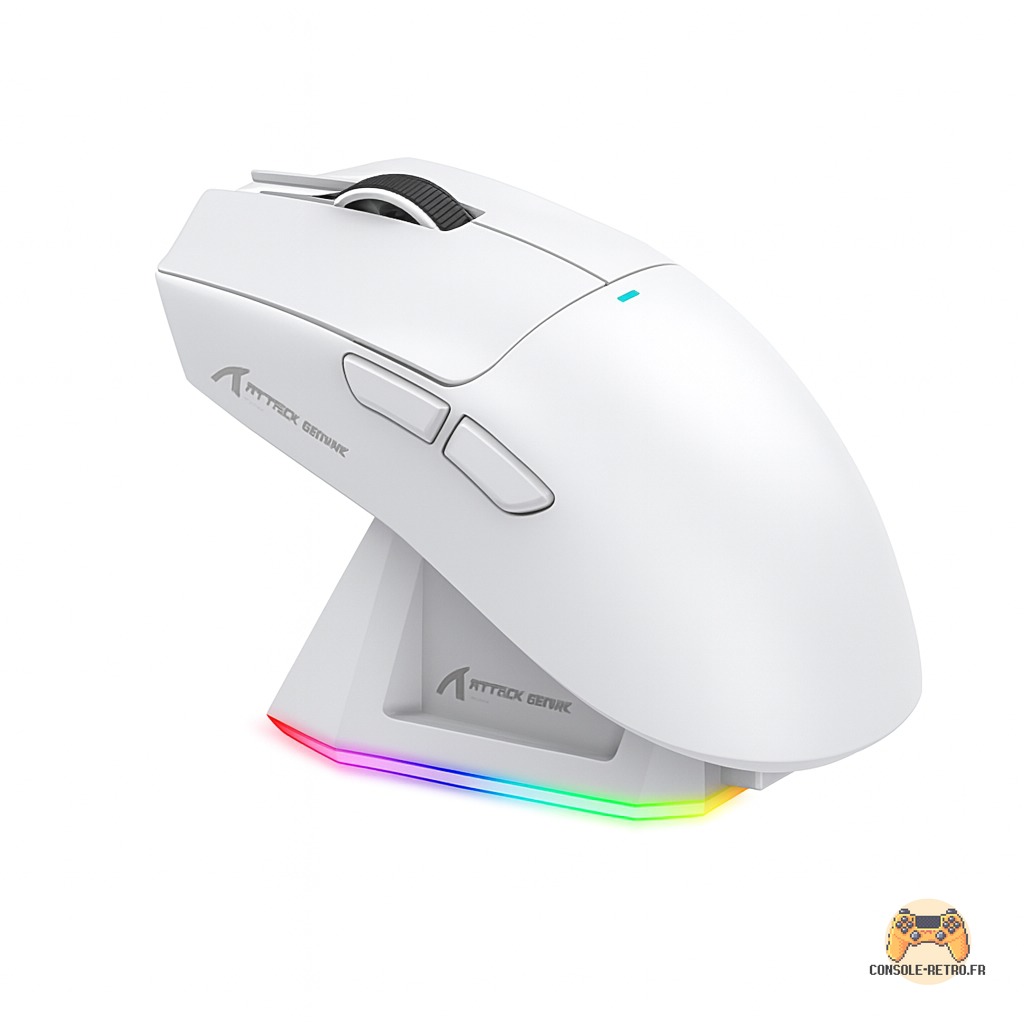 Souris de jeu tri-mode Attack Shark X11 avec station de charge