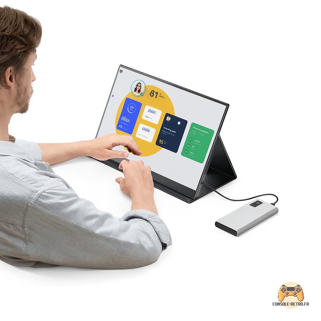 Uperfect 15,6 pouces tactile portable moniteur Gaming 1920 * 1080p