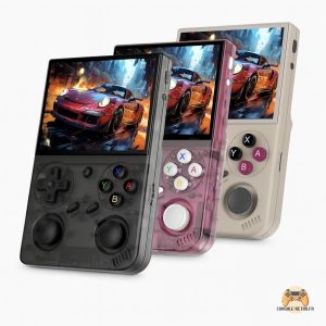BATLEXP G350 Console de jeu rétro système Linux RK3326 portable 64G