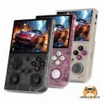 BATLEXP G350 Console de jeu rétro système Linux RK3326 portable 64G