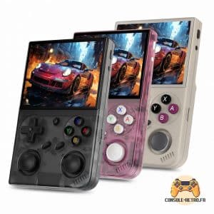 BATLEXP G350 Console de jeu rétro système Linux RK3326 portable 64G