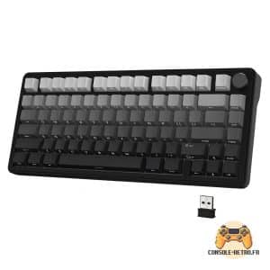 ATTACK SHARK X85 joint tri-mode clavier mécanique 75% avec bouton CNC